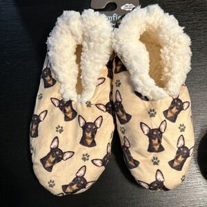 Comfies Slippers Non Slip Comfies Dog Design One Size Chihuahua Yellow 1258‎